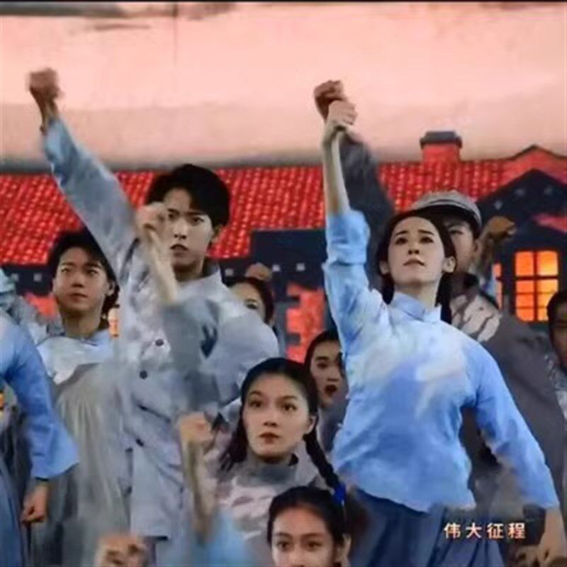 粗布长衫男民国服装相声服中式长袍马褂唐装古装长褂古风伴郎大褂