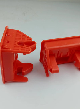 久保田收割机配件塑料扣手488588/688/988侧盖板红色白色卡扣把手