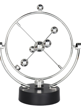 桌上反重力永动机牛顿力学小摆件电脑桌解压混沌摆创意书桌装饰品