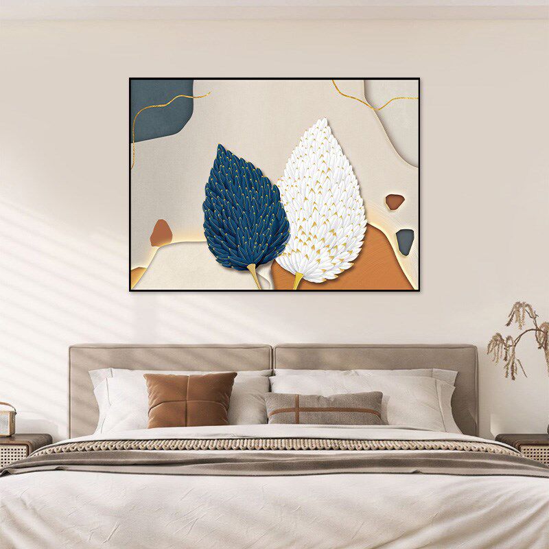 主卧床头装饰画高级感轻奢自粘贴画卧室房间客厅沙发背景墙贴壁画