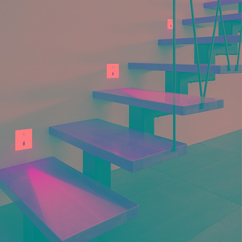 嵌入式  LED过道人体感应灯86型 踏步台阶走廊楼梯小夜灯地脚灯