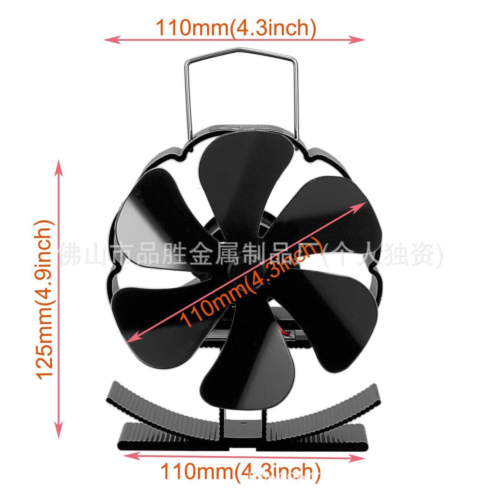 202新5款间风量升级6叶热小258动力迷你空使用壁炉风扇