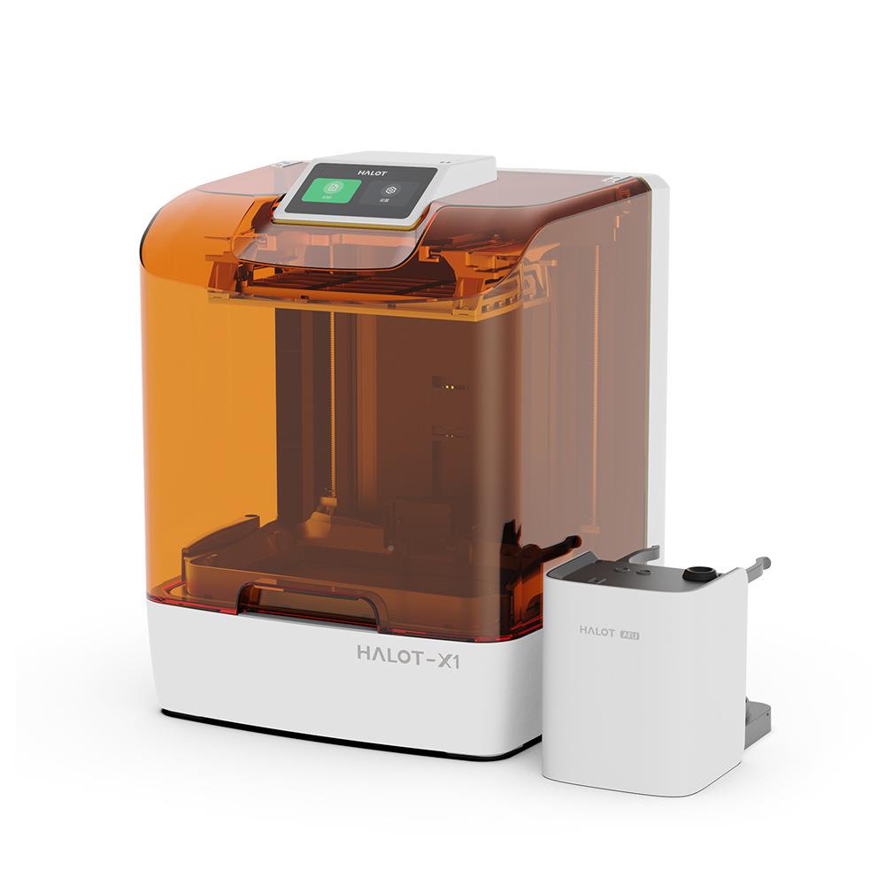 打crality3d印机LCD度光固化树脂HAeLOT-X1高精16HALOT-X1k新品3D
