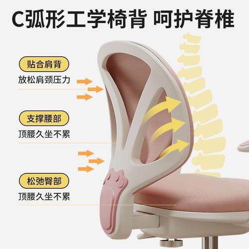 儿童学习椅子小学生矫正坐姿作业调节升降座椅家用书桌写字青少年
