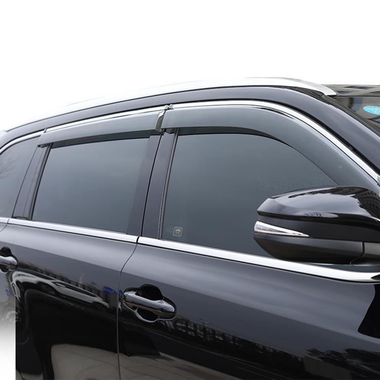 华颂7车窗雨挡眉改装278用配件华颂7原专厂注塑雨挡雨板晴厂家直