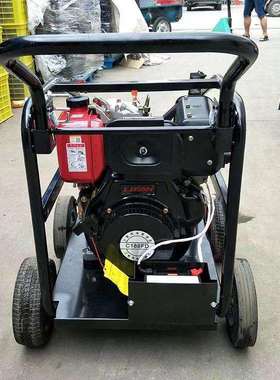 拓博飞驰通管道汽油油动力清洗机超高压洗车机商用40-70278疏升柴