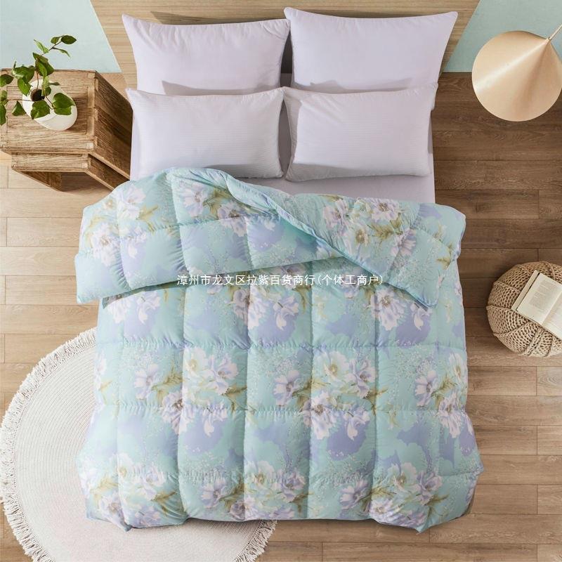 羽绒套被壳品自充面AL100147绒羽绒被半成被防钻绒钻毛子高密内胆