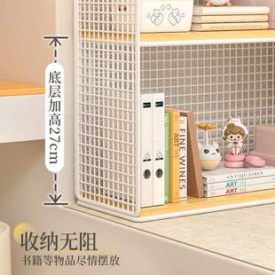 飘窗书架阳台小书柜窗台收纳置物架一体落地桌面简易多层储物mω