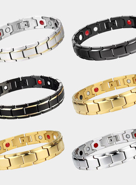 Temu爆款可拆卸磁石手链情侣款