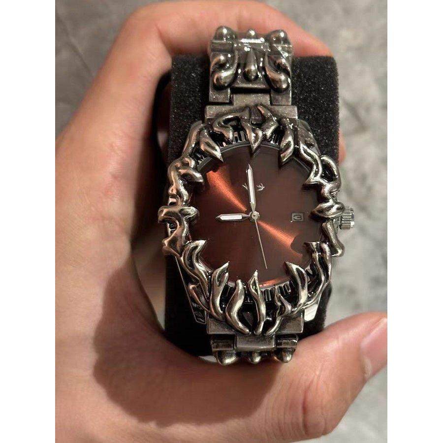 爪子异形手表中古欧美风高级感个性创意小众设计雕花潮男士腕表,手表,国产腕表,淘宝优惠券,粉丝福利购,淘宝优惠卷