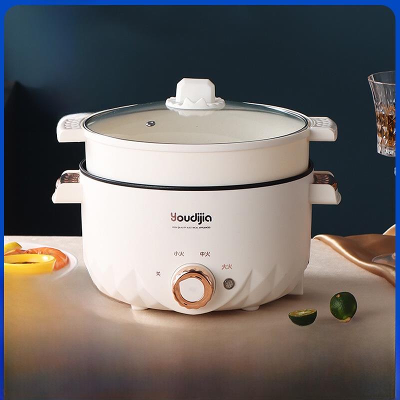 110V美国标准电饭锅家用宿舍小电饭锅炒泡面一体锅小电火锅