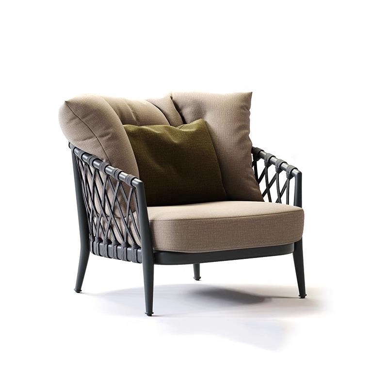 户外藤编沙发庭院露天防水防晒室外花园阳台民宿休闲藤椅组合家具