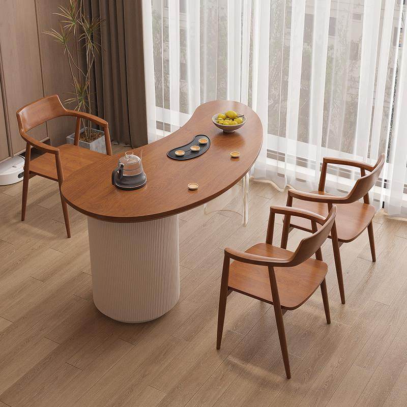 涵燕木阁阳台实木茶桌椅组合家用茶台腰果型压克力悬浮泡茶桌,住宅家具,家用茶台/茶桌,淘宝优惠券,粉丝福利购,淘宝优惠卷