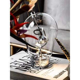 意大利光豪华玻璃台灯创意设计师办公室书桌卧室床边触摸调光阅读