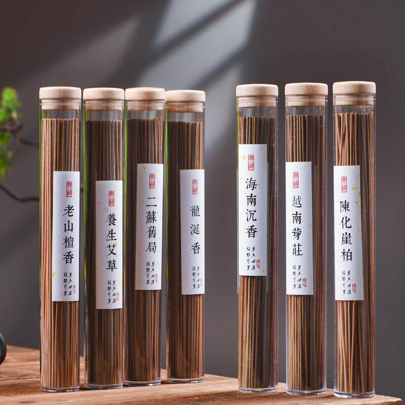 天然线香熏香老山檀香越南芽庄海南沉香家用室内持久香薰静心安神