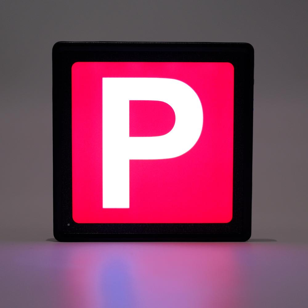 P字母PPP发光贴贴PP贴纸汽车车用身贴车CVV天窗发光标志