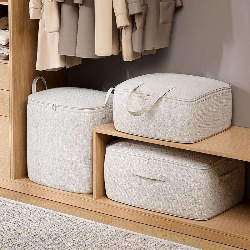 山棉麻KVZ收纳天袋收大容量加纳厚搬家家用宿衣服棉被防潮衣舍物