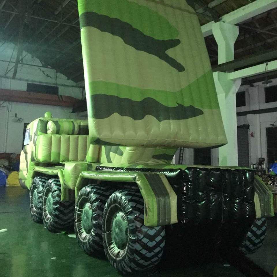 充气坦克气模仿真模型伪装器材定z假目标部dui演习订购