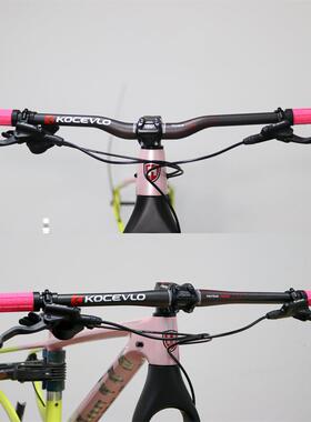 KO型CEVLOHB2自行车0车把碳3K纤维山03地车直把大燕把U把31.8口径