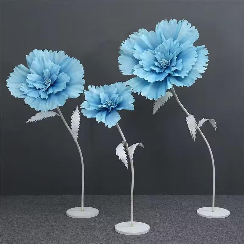 仿真EVA虞美人泡饰影沫花手工花路引花摄酒CUZ店橱窗布置装婚庆用