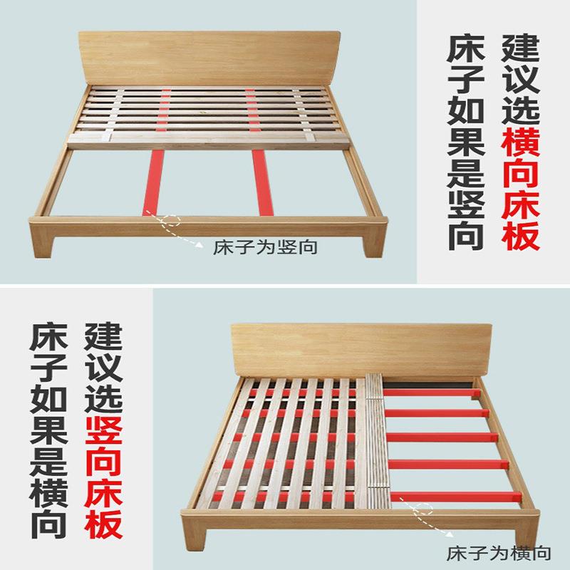 杉块木床板实木铺板整99片榻榻米折防潮排垫骨架床架子可叠床板木