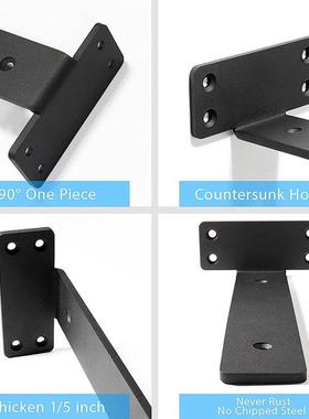 铁艺墙壁支T型托悬浮架墙上49531壁搁板置物架重挂型支撑搁板层板