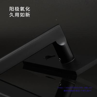 房黑色室内卧分室房门锁家用间实木门把通手锁具用型体磁吸100527