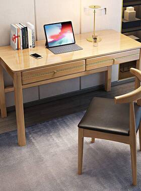 实木书桌新卧室用写字台中式房高档字桌63666间桌子电脑书房办写