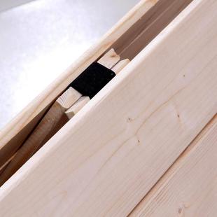 新款松木硬床板折叠实木排骨架加米双人.18米床板宽榻榻床架新款