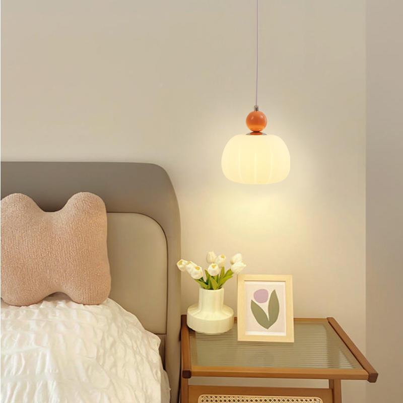 全光谱高卧室床头灯油UXO壁风儿童房护眼颜值设计师款床奶头吊线