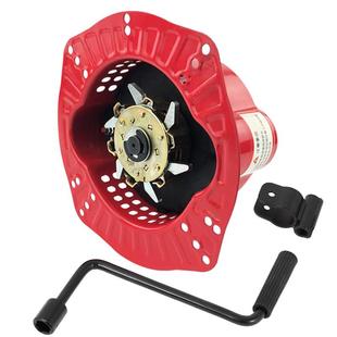 柴油电机泵抽水机BOP手拉盘改手摇水拉免启动器弹簧助力启动发器