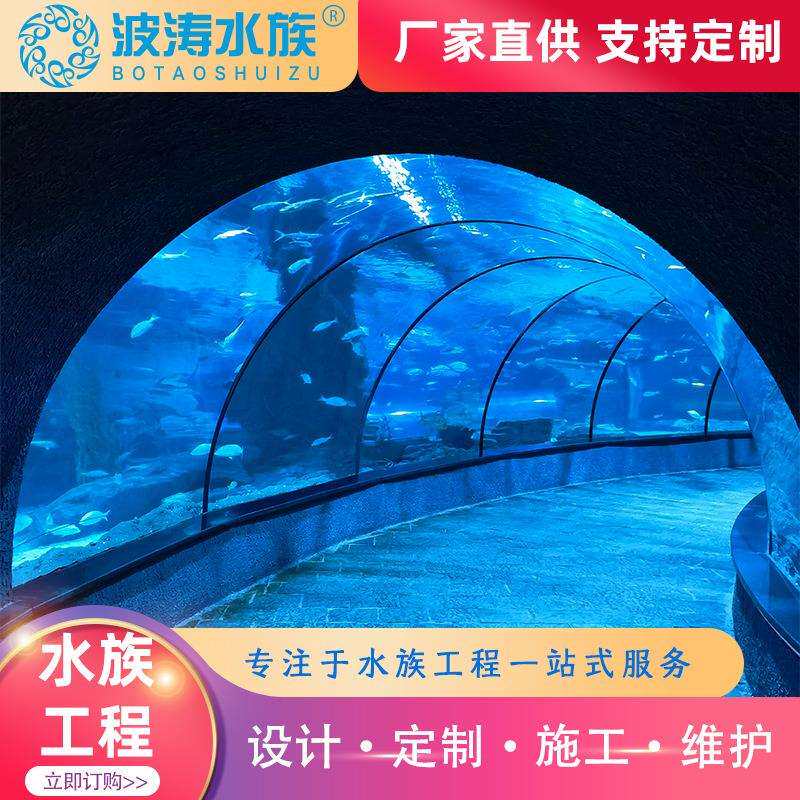 上海波涛海洋馆设计水族馆设计承接大型海洋馆海底隧道工程