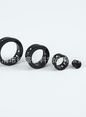 黑色规格齐全固QIH定线尼龙料配件电线管固定子卡推塑入式卡电扣