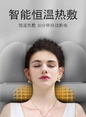 艾热枕头护劲加椎助睡眠睡觉50734敷用圆柱热护颈草枕记忆棉艾灸