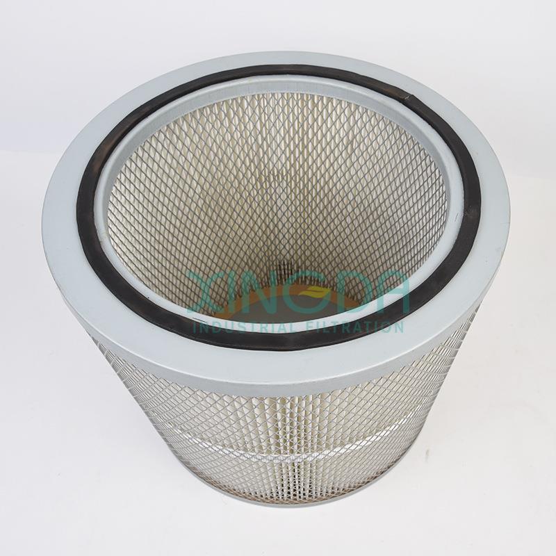 喷滤XD粉房喷涂滤筒除滤P芯滤筒聚酯纤维TFE覆膜筒尘工业粉尘滤筒