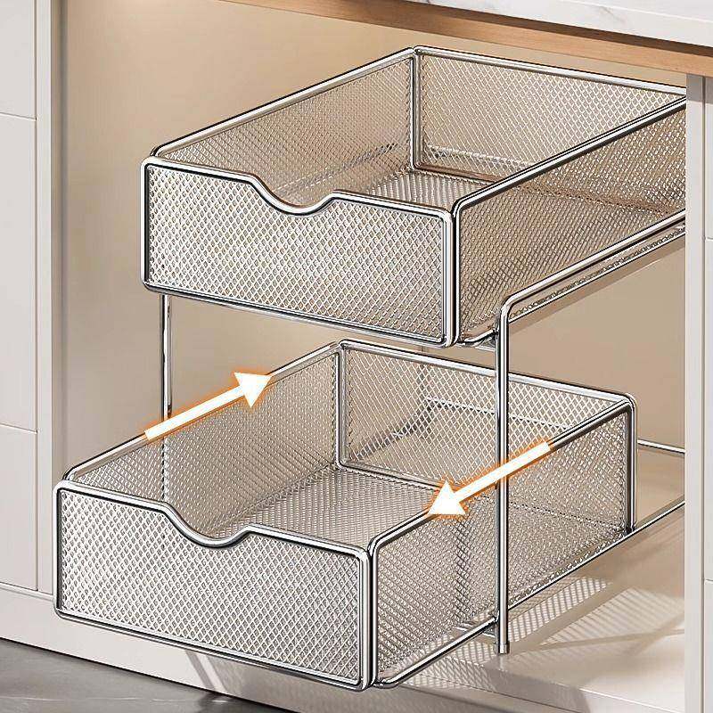 304篮不978架锈钢厨房抽拉式置物架柜内分层下水橱槽抽屉拉收纳,农机/农具/农膜,其它农用工具,淘宝优惠券,粉丝福利购,淘宝优惠卷