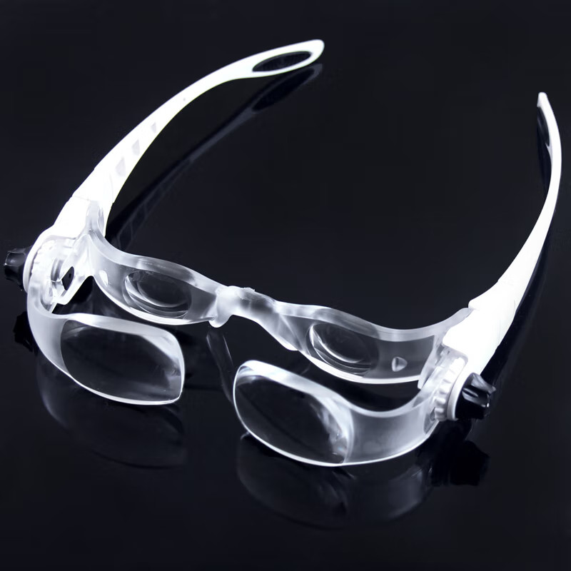 头戴式放大镜眼镜式头戴手机放大镜高清阅读镜雕刻电钟表维修