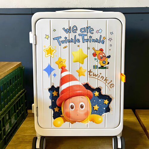 星星人行李箱贴纸防水不留胶