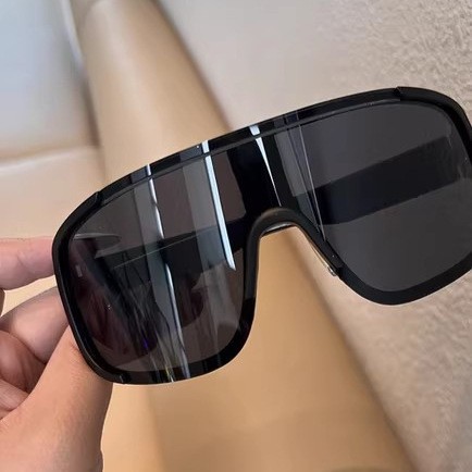 复古超大框户外骑行登山墨镜防风护目镜滑雪防晒连体太阳眼镜男女