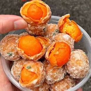 反沙咸蛋黄咸蛋黄酥潮汕蛋黄酥咸鸭蛋流沙咸蛋黄20粒装小吃糕点