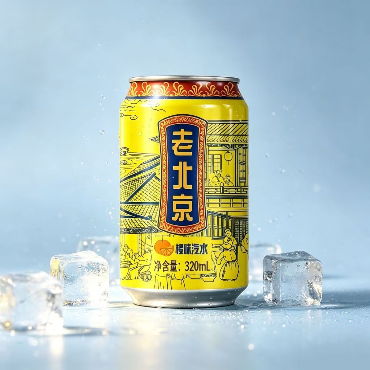 老北京汽水儿时小汽水小时候怀旧橙味老汽水夏季碳酸饮品批发包邮