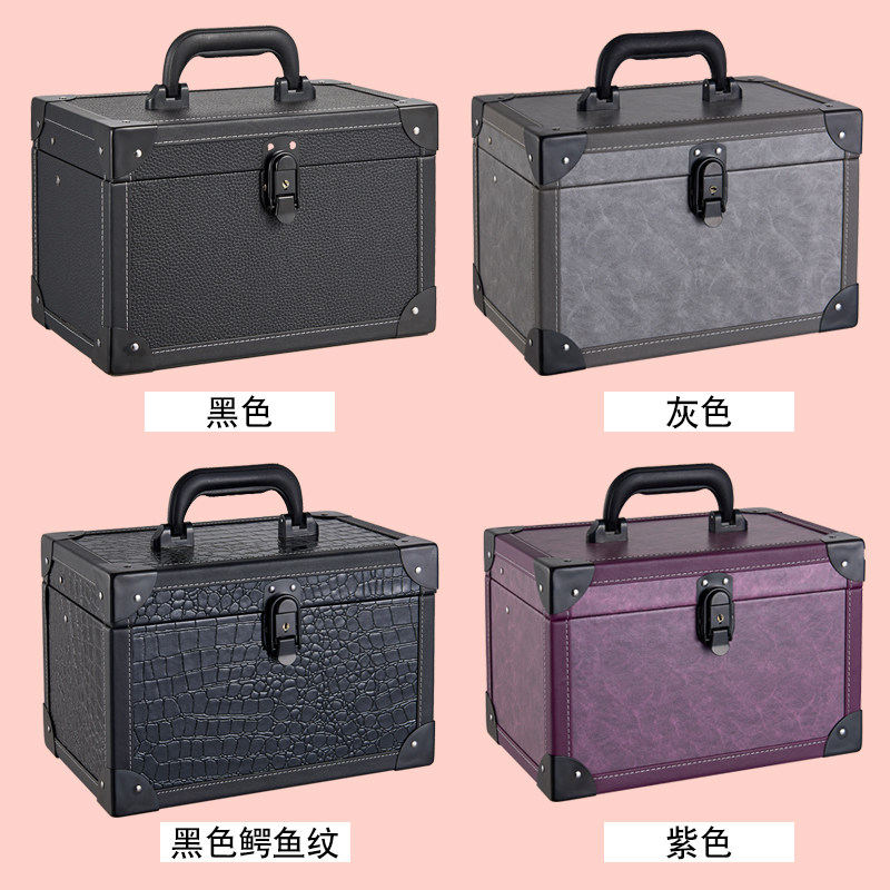 足浴手提箱足疗沐足技师上钟纹绣美睫文身采耳首饰收纳工具箱盒女