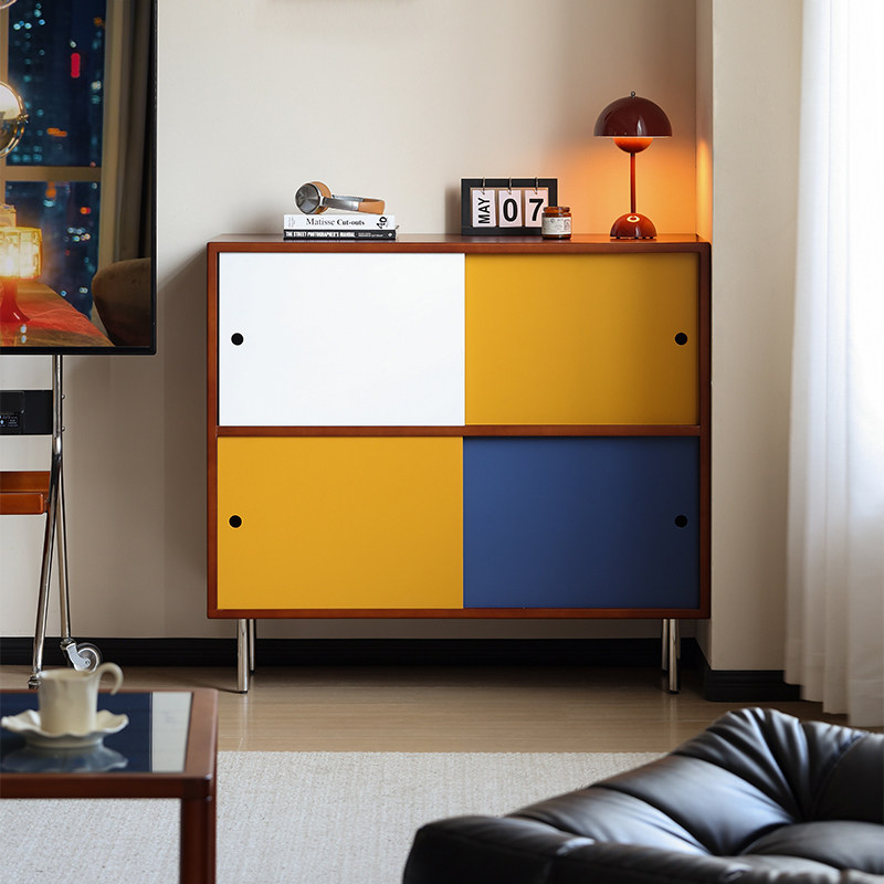 【小万家具】中古餐边柜客厅储物收纳柜斗柜包豪斯艺术推拉移门柜,住宅家具,餐边柜,淘宝优惠券,粉丝福利购,淘宝优惠卷