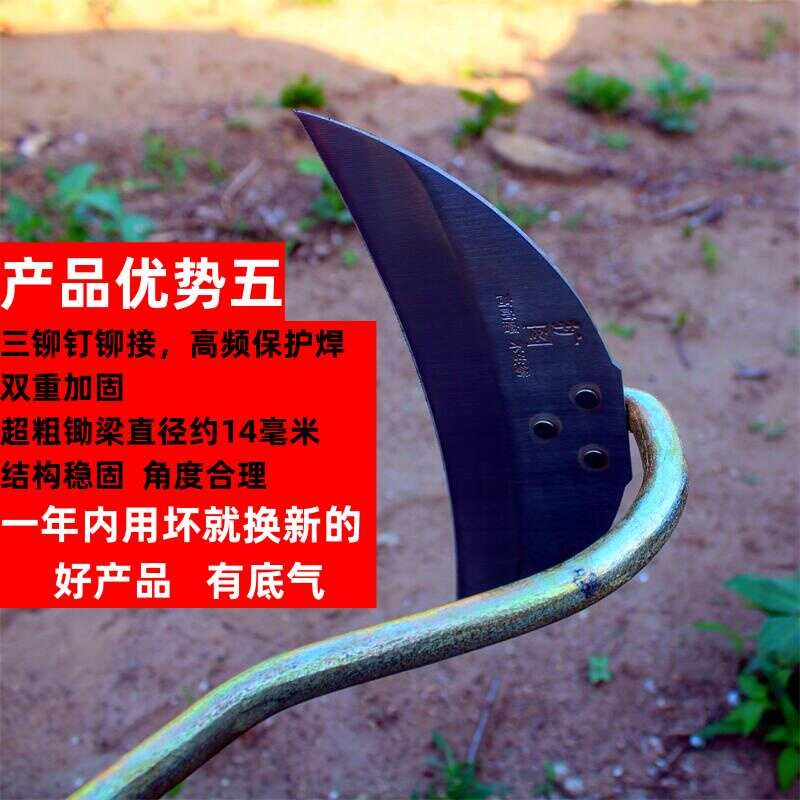 热销新款锄头不锈钢长木柄农用家用加厚锰钢开荒种菜园艺工具锄草