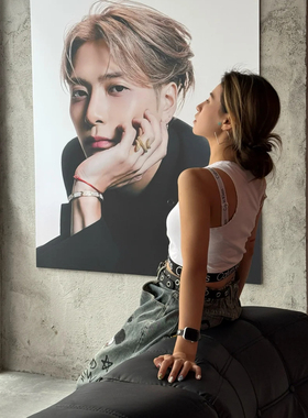 王嘉尔装饰画Jackson Wang香港歌手周边无框画客厅卧室装饰墙挂画