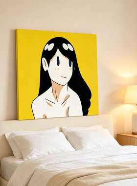 天野健维纳斯潮流艺术美女无框画小众抽象人物展厅卧室墙面壁画