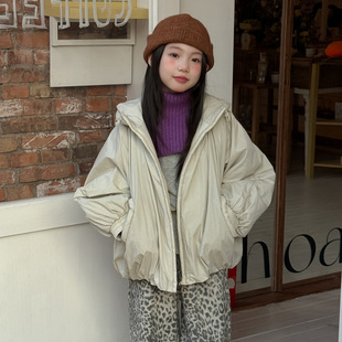 儿童装女童棉衣波拉冬季bora韩版加厚花苞棉袄蓬松保暖儿童外套潮