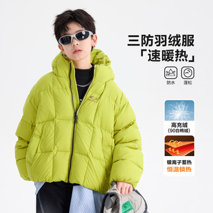 男童冬季多巴胺防水滑雪面包羽绒服波拉bora儿童户外防水防寒外套