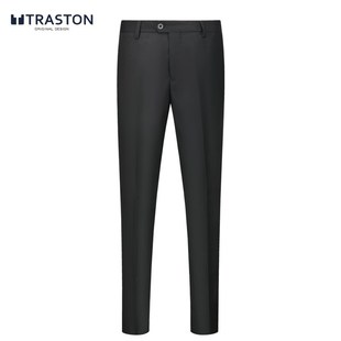 男士西裤塔士多男加厚商务西装长裤子修身休闲裤小脚韩版潮流黑色