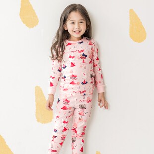 P宝宝线衣线裤 可爱衬衣衬裤 家居 秋女童秋衣秋裤 韩国儿童内衣套装